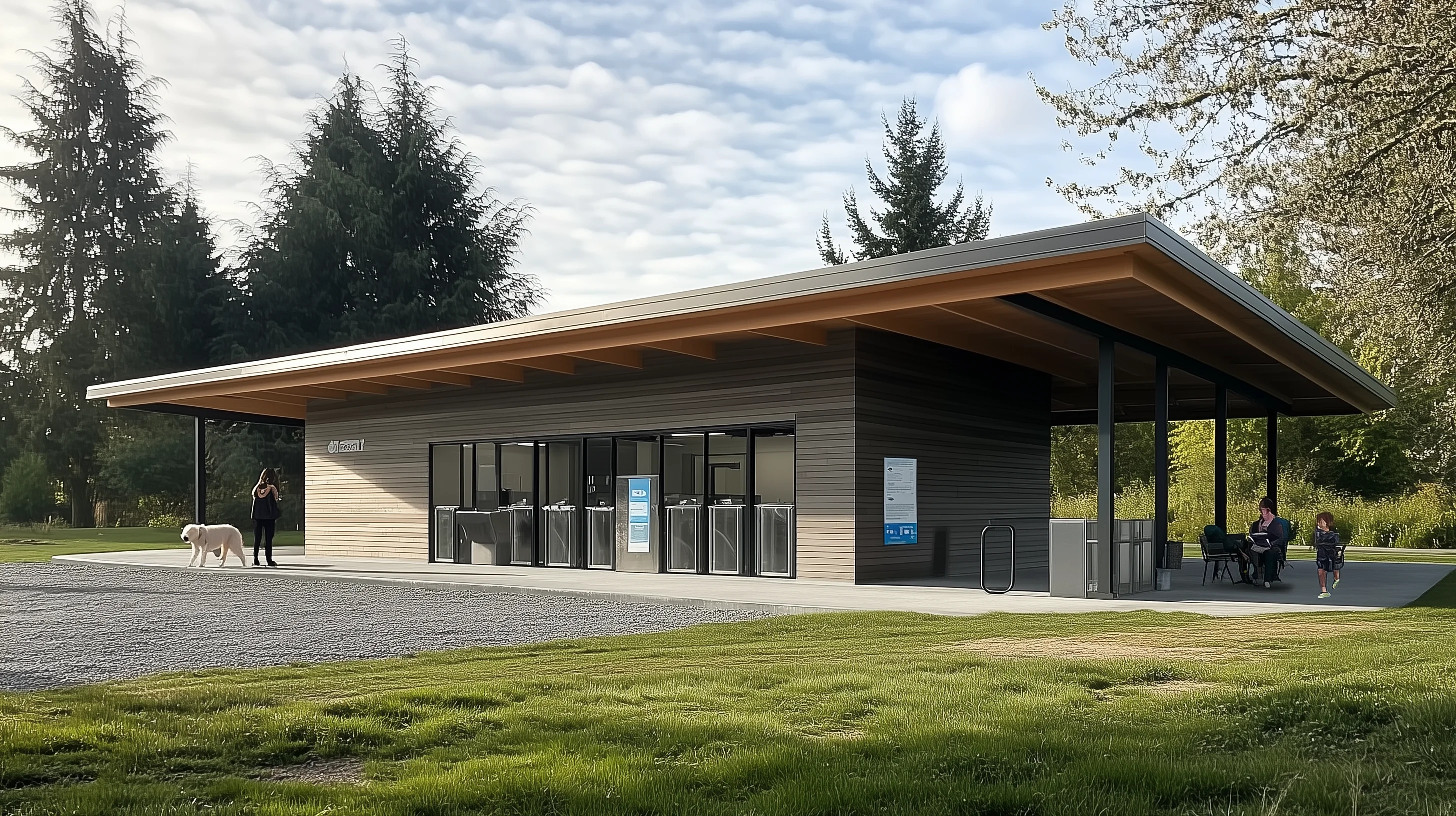 City Dog Wash — architectural rendering