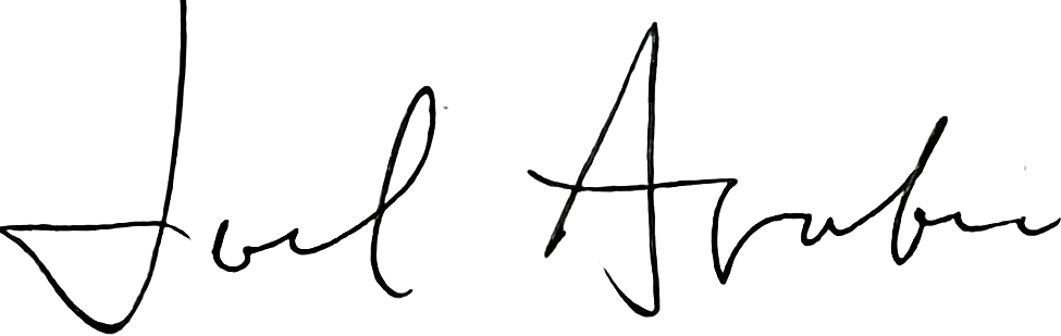Joel Arabia signature